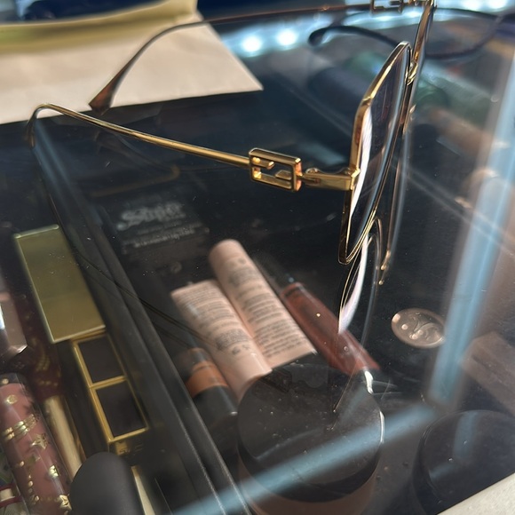 Fendi gold subglassses baguette me - Picture 5 of 7